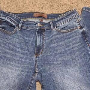 Judy Blue Women's Distressed Blue Boyfriend Jeans Size 9